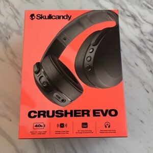 Skullcandy Crusher EVO Over-Ear Noise Canceling Wireless Headphones NEW/Sealed